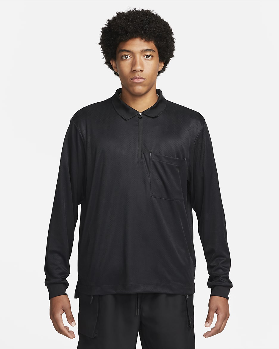 Nike Sportswear Tech Pack Men s Dri FIT 1 2 Zip Long Sleeve Top. Nike